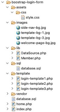 Bootstrap Login Form Example Files