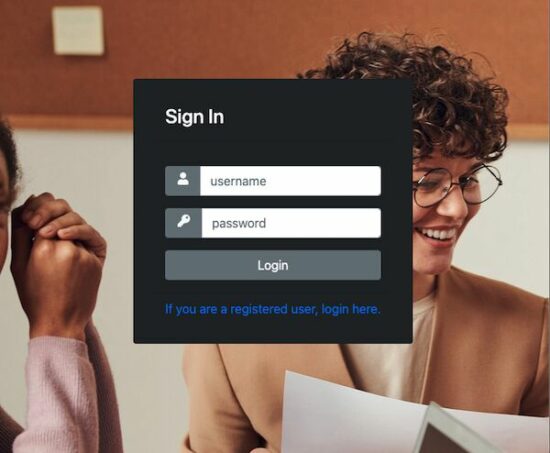 Bootstrap Login Template1