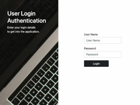 Bootstrap Login Template2