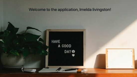Welcome Page