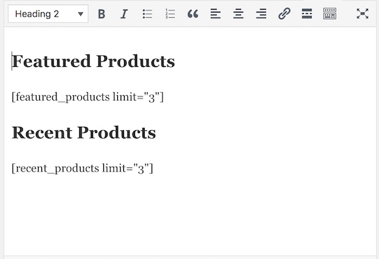 ecommerce-storefront-page-content