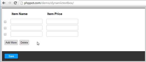 php-jquery-dynamic-textbox php-jquery-dynamic-textbox