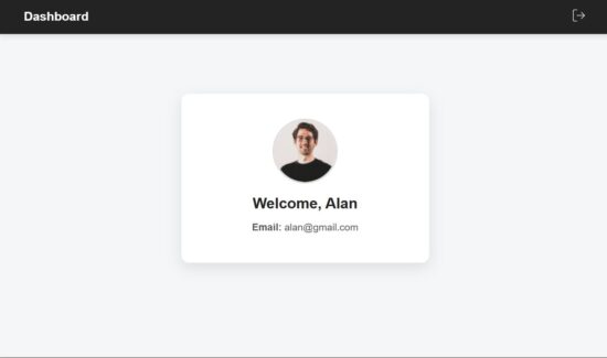 react jwt dashboard