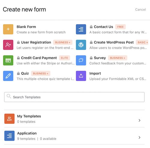 formidable pro contact form