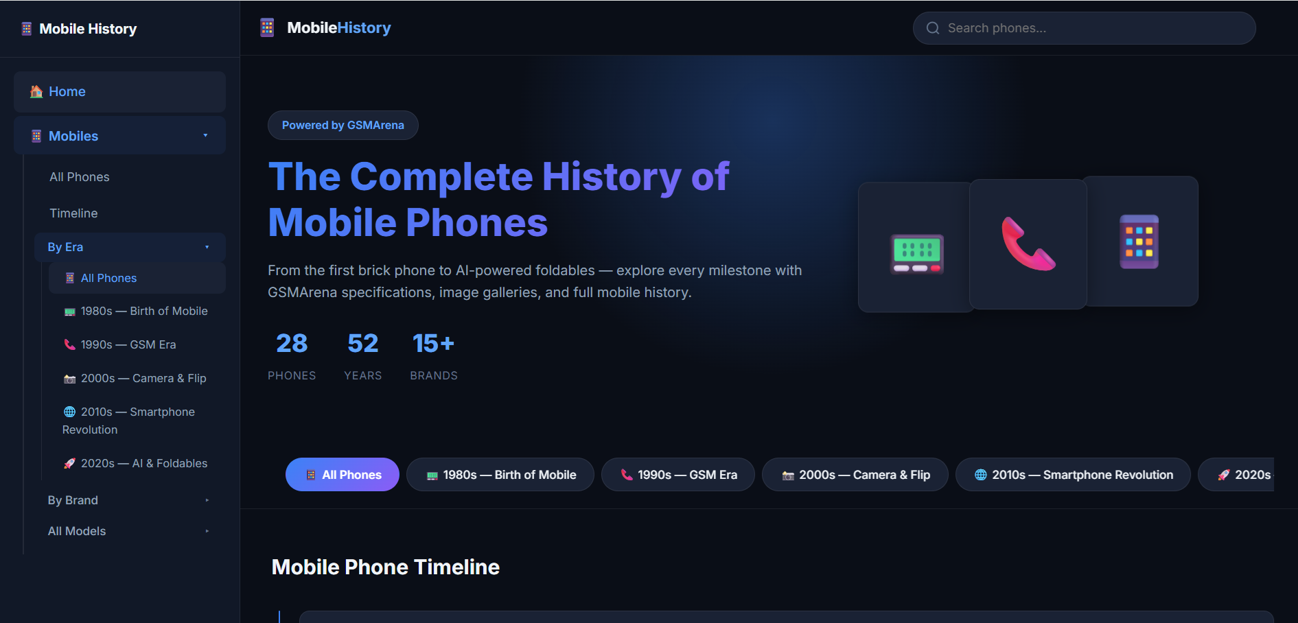 Mobile Specification System Api Based