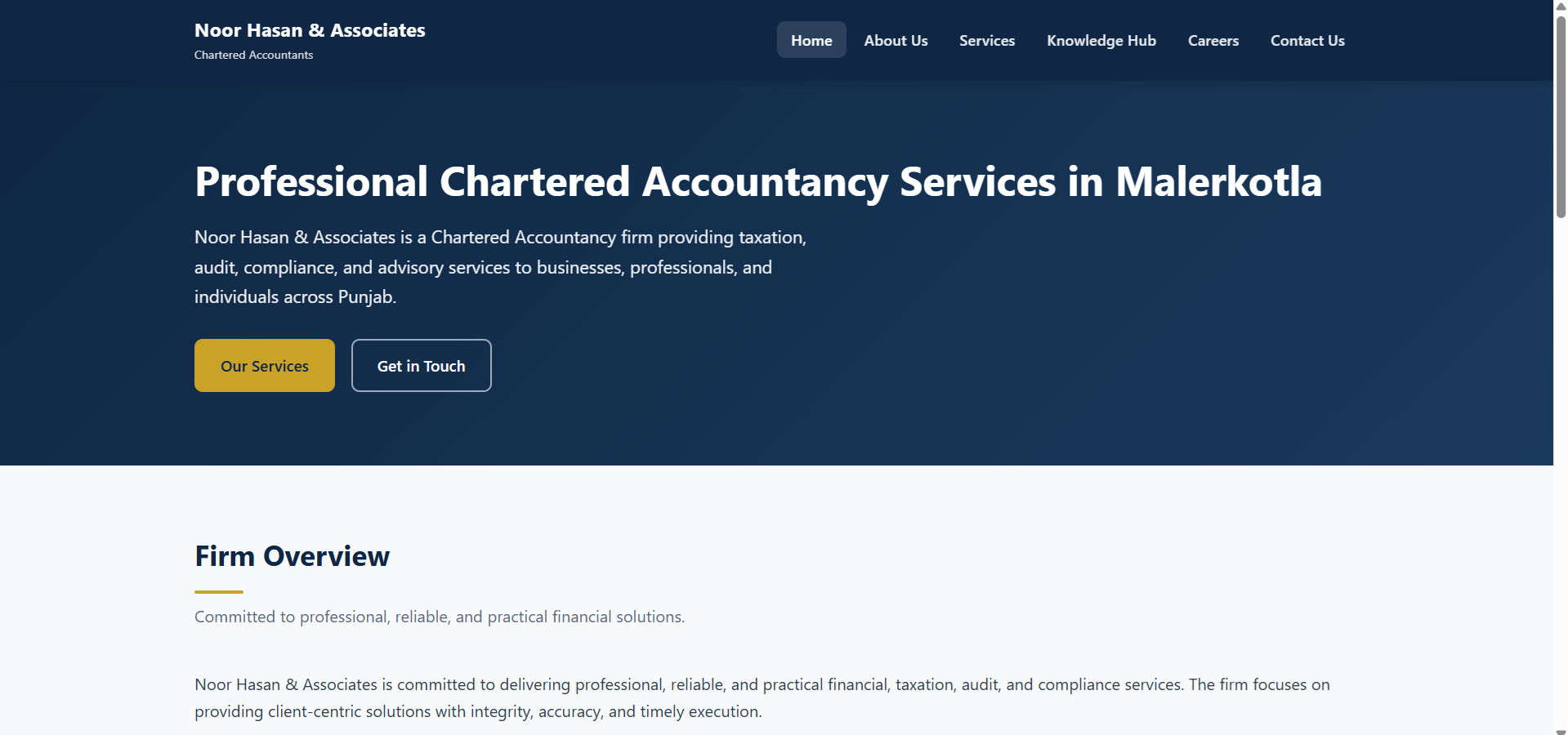 Charted Account Project